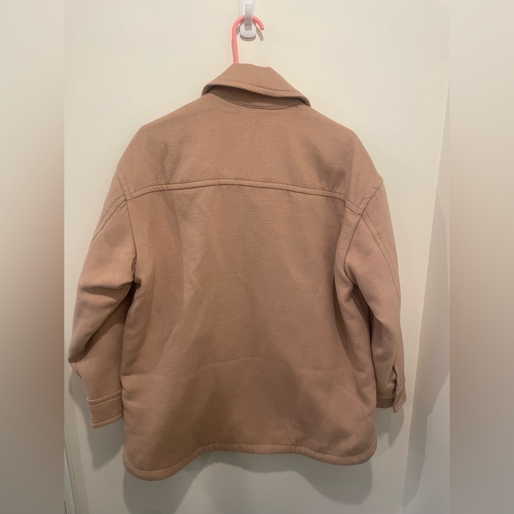 Abercrombie & Fitch Woman’s Camel Shirt Jacket Size XS - Picture 2 of 3